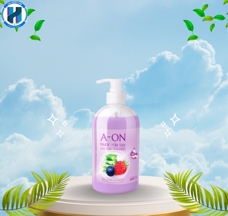 Nước Rửa Tay A-ON Hương Plum & Berry (Chai 500 ML)