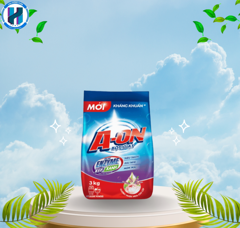 Bột Giặt A-ON Hương Nước Hoa Cao Cấp (3 KG)