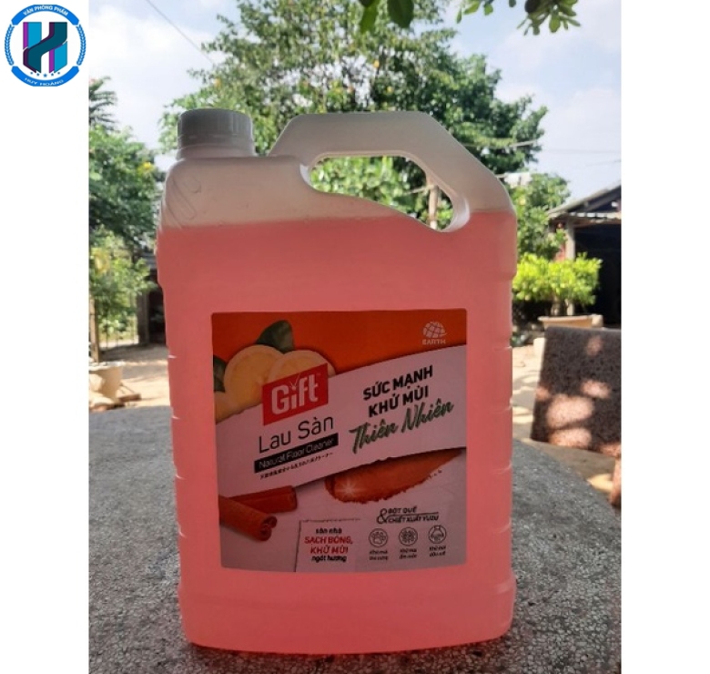 Nước lau sàn Gift tinh chất thiên nhiên Bột quế & Yuzu 3.8 kg
