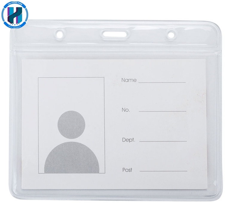 Bảng tên nhựa dẻo ngang 8x10cm