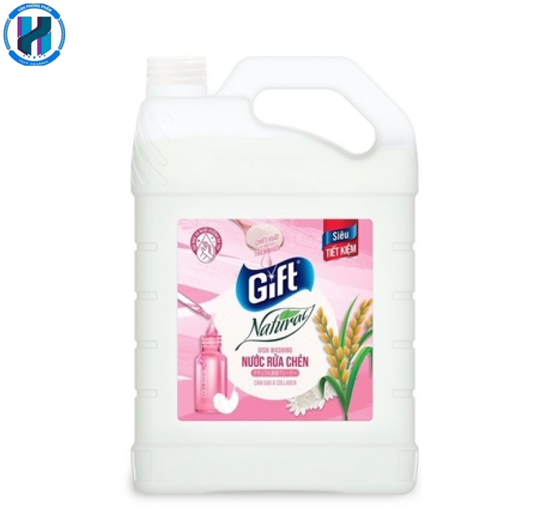 Nước rửa chén thiên nhiên cám gạo & collagen