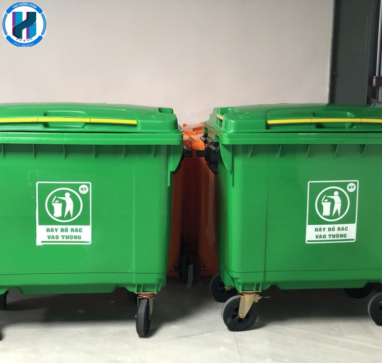 Thùng rác công nghiệp 660 lít