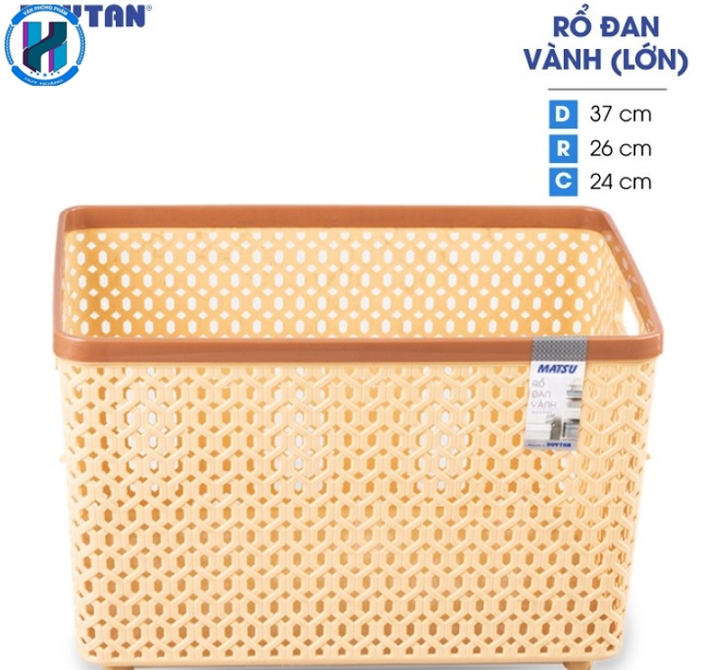Rổ đan vành nhựa Duy Tân