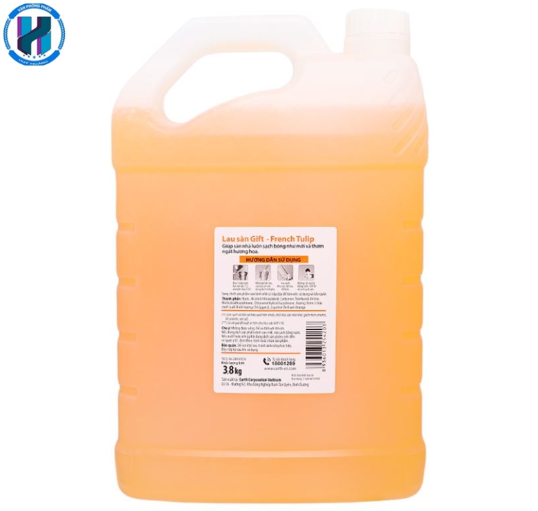 Nước lau sàn nhà Gift hương tulip can 3.8kg
