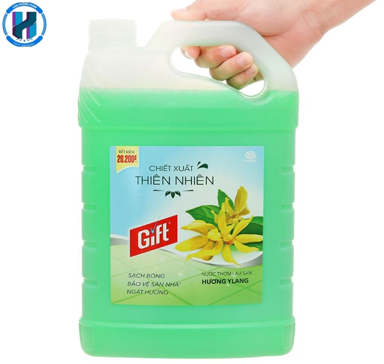 Nước lau nhà Gift hương ylang can 3.8kg