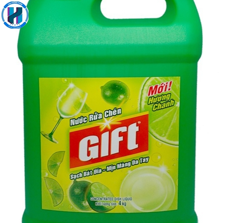 Nước rửa chén Gift hương chanh/ trà chanh 3.8 kg