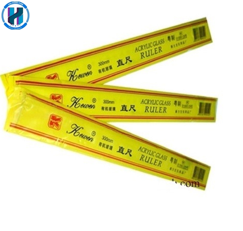 Thước kẻ mica Kewen 20cm