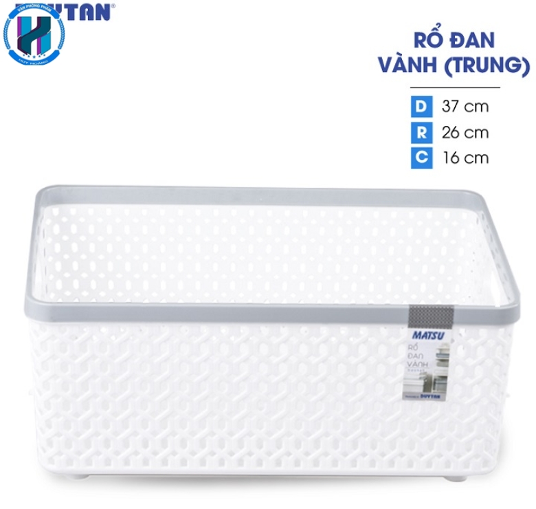 Rổ đan vành nhựa Duy Tân