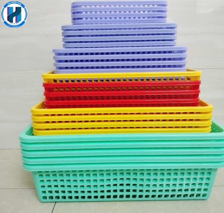 Rổ nhựa chữ nhật Duy Tân